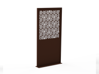 Sichtschutzwand Spiralmuster