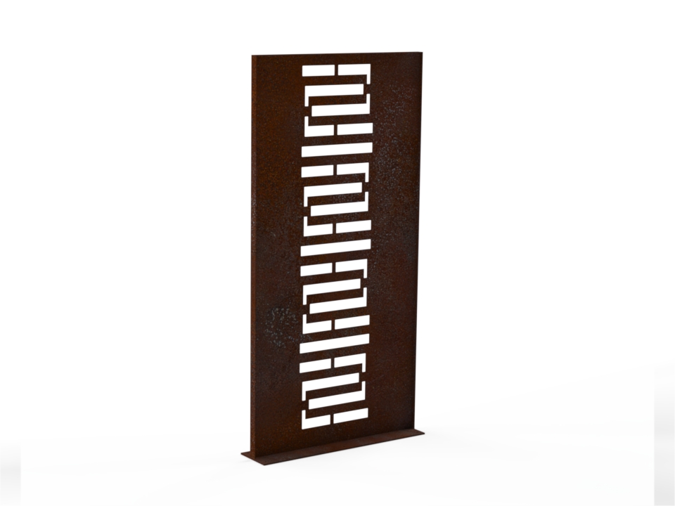 Sichtschutzwand Geoform