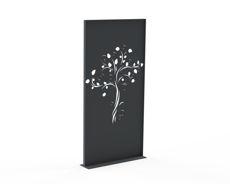 Sichtschutzwand Baum