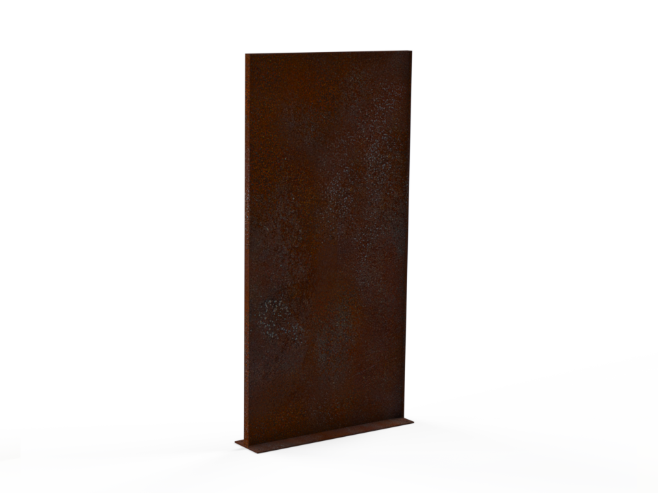 Sichtschutzwand ohne Muster