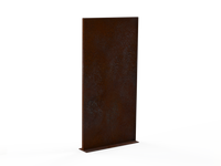 Sichtschutzwand ohne Muster