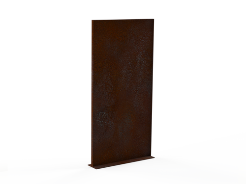 Sichtschutzwand ohne Muster