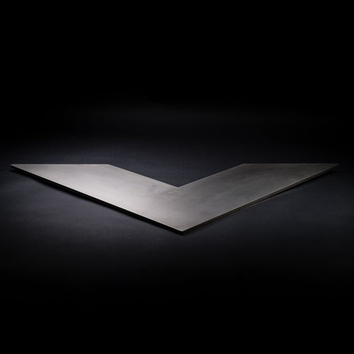 Grillplatte vollflächig - Edelstahl 10mm massiv - Passend für Feuerschale Quadrat 80