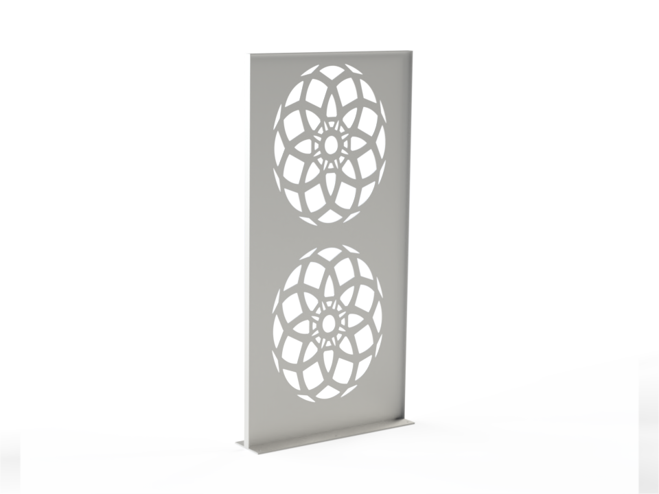 Sichtschutzwand - Motiv Mandala - Variante