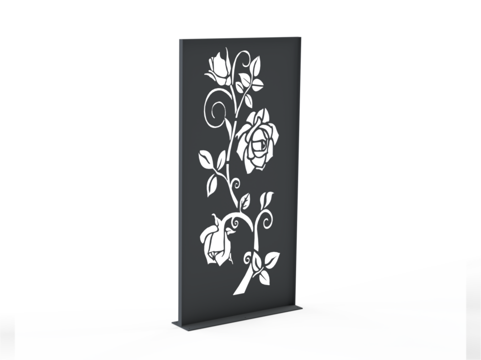 Sichtschutzwand Rose