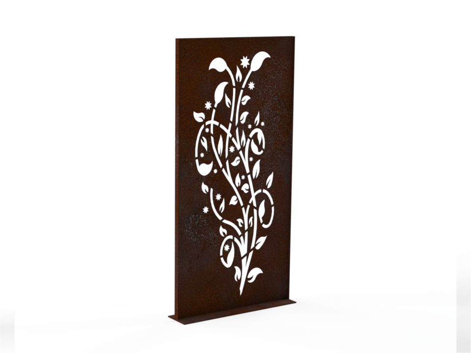 Sichtschutzwand Pflanze Stern