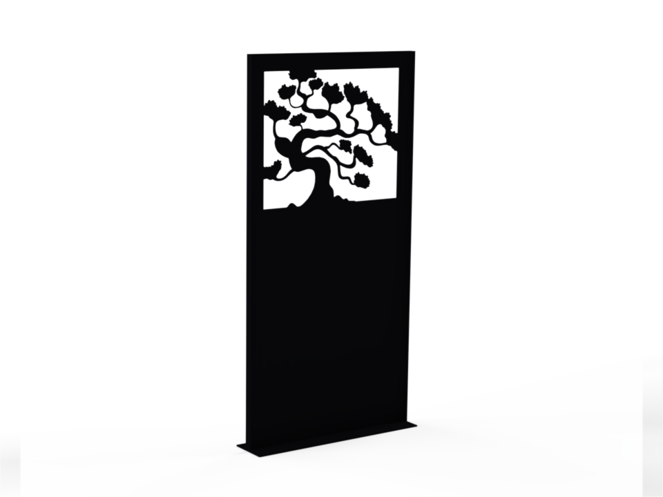 Sichtschutzwand Bonsai Baum