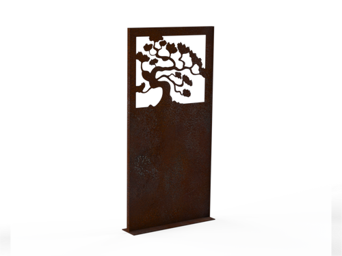 Sichtschutzwand Bonsai Baum