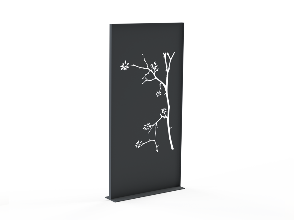 Sichtschutzwand Zweige - Variante