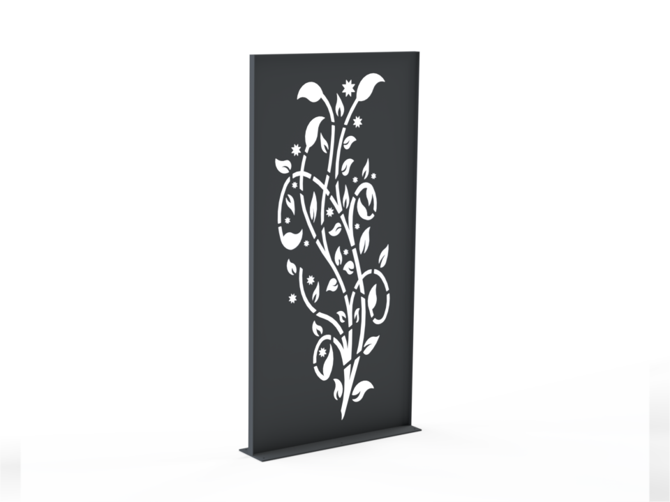 Sichtschutzwand Pflanze Stern