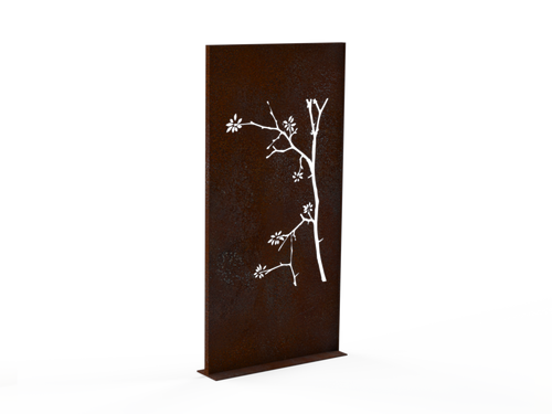 Sichtschutzwand Zweige