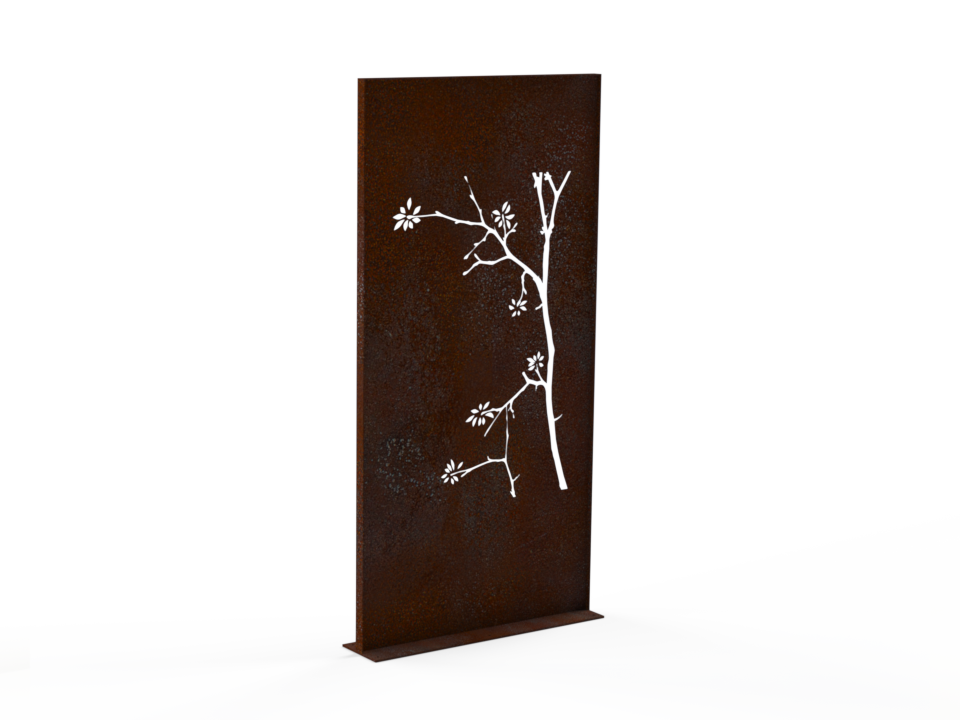 Sichtschutzwand Zweige - Variante