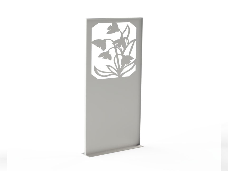 Sichtschutzwand Osterglocken