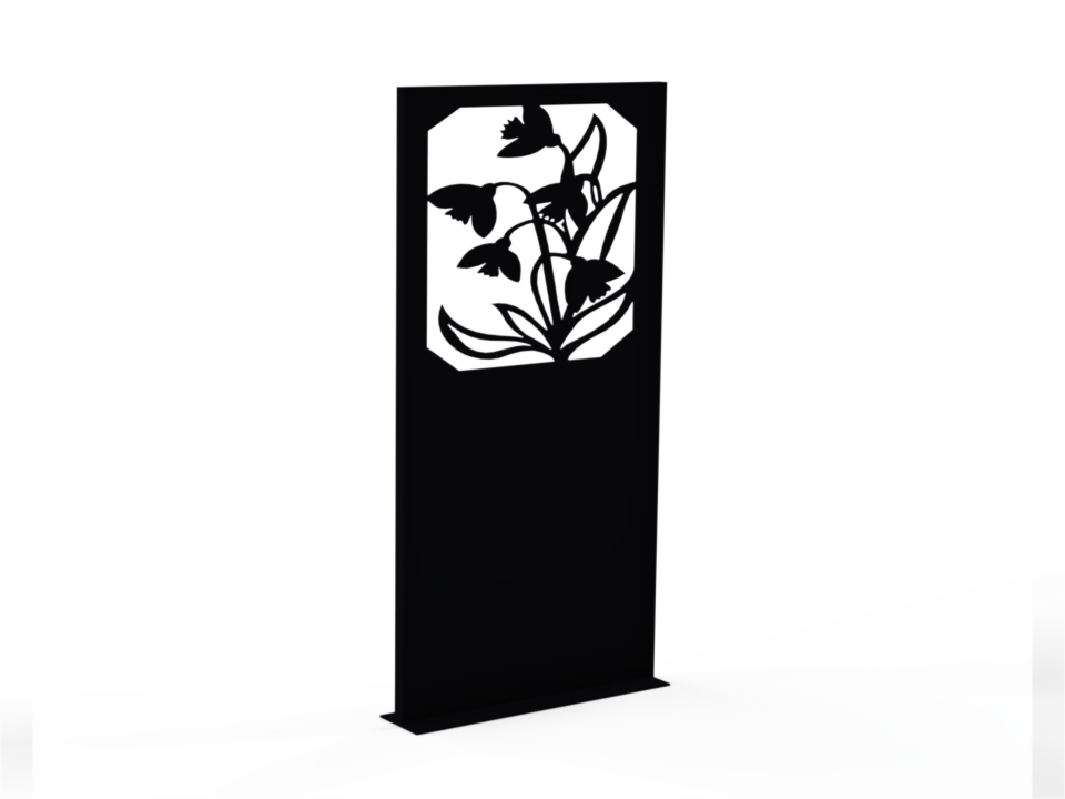 Sichtschutzwand Osterglocken