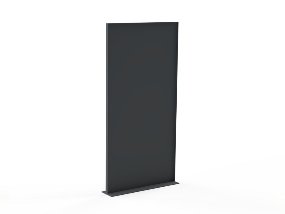 Sichtschutzwand - Motiv ohne Muster