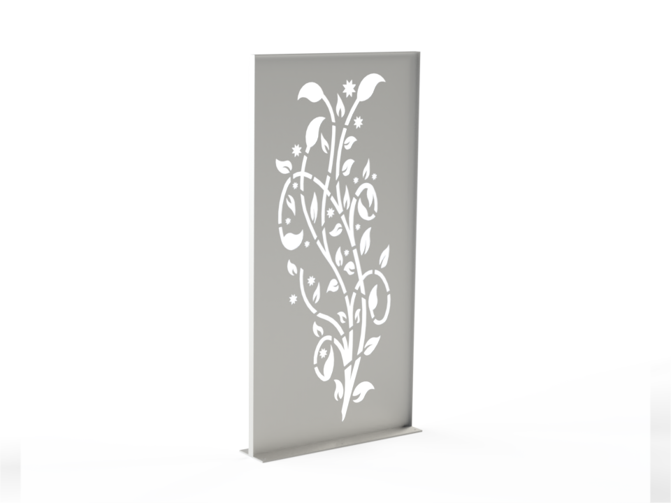 Sichtschutzwand - Motiv Pflanze Stern