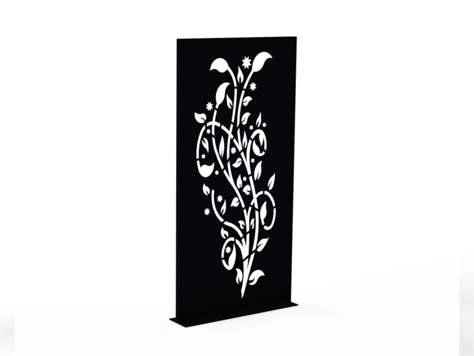 Sichtschutzwand Pflanze Stern