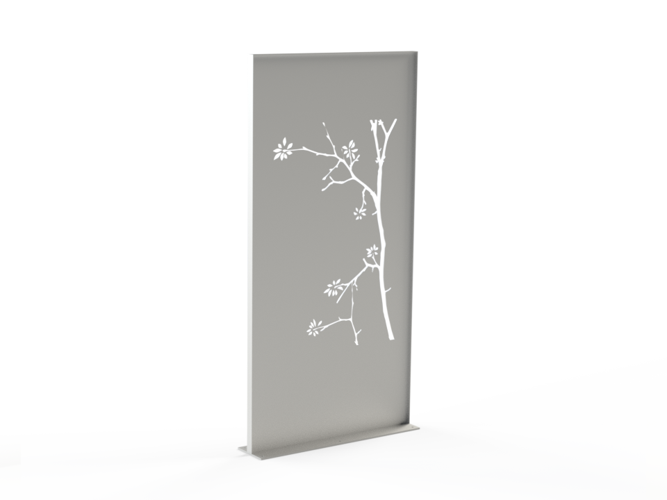 Sichtschutzwand Zweige