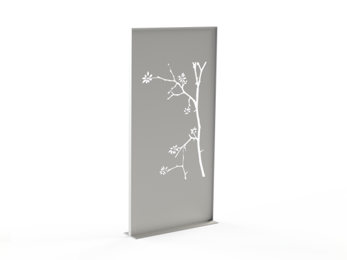 Sichtschutzwand - Motiv Zweige
