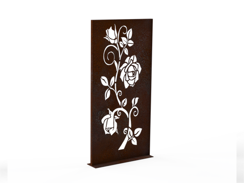 Sichtschutzwand Rose