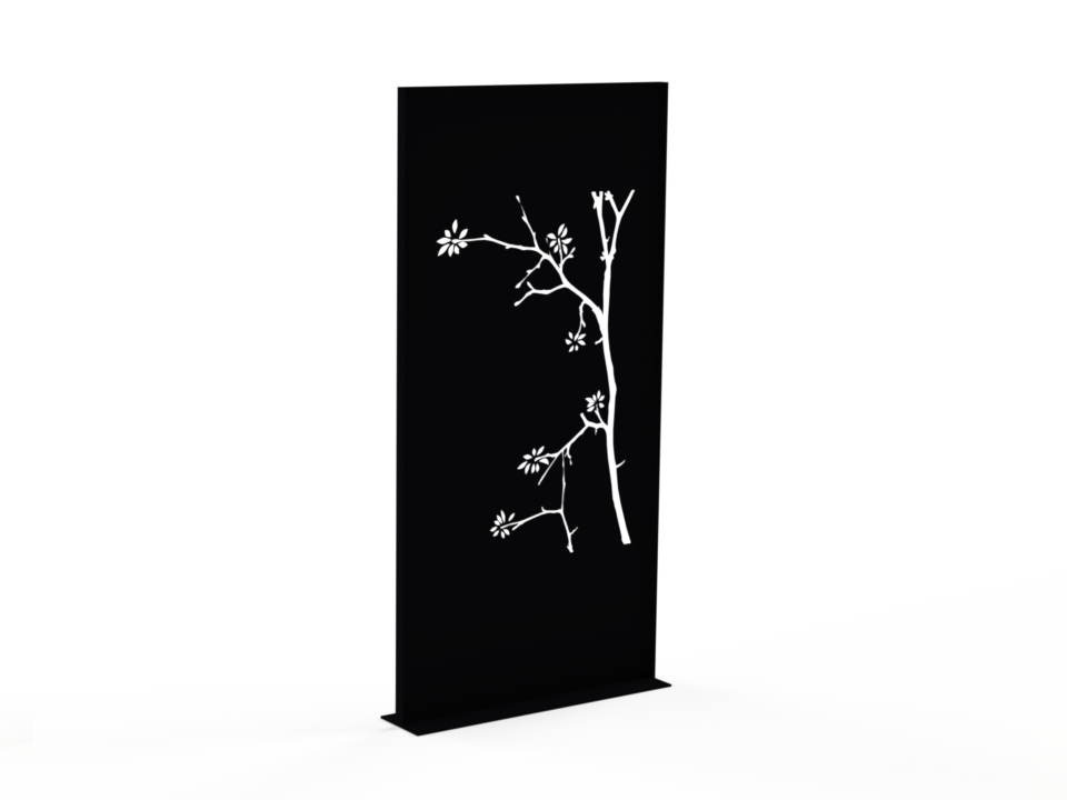 Sichtschutzwand Zweige - Variante