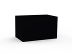 Pflanzentopf Cubo - Schwarz matt - offene Ausführung - Variante