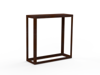 Kaminholzregal - natürliche Rostpatina - Offen