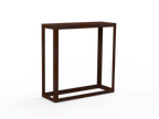 Kaminholzregal - natürliche Rostpatina - Offen