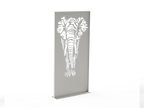 Sichtschutzwand - Motiv Elefant - Variante