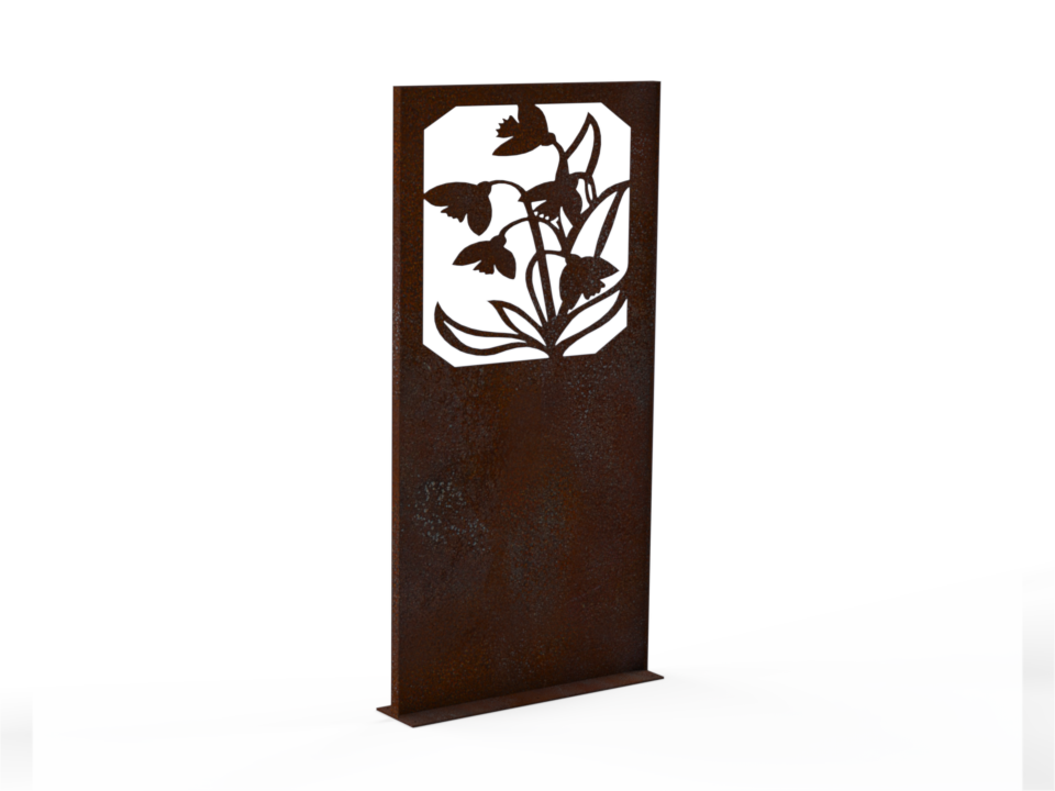 Sichtschutzwand Osterglocken