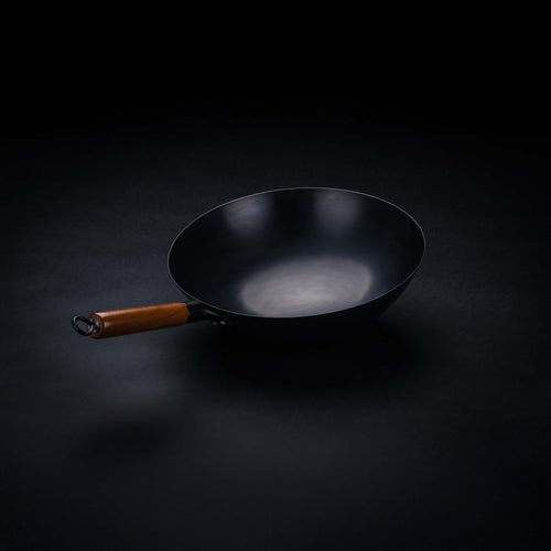 WOK-Pfanne - Eisen - Kochen direkt am Feuer - Variante