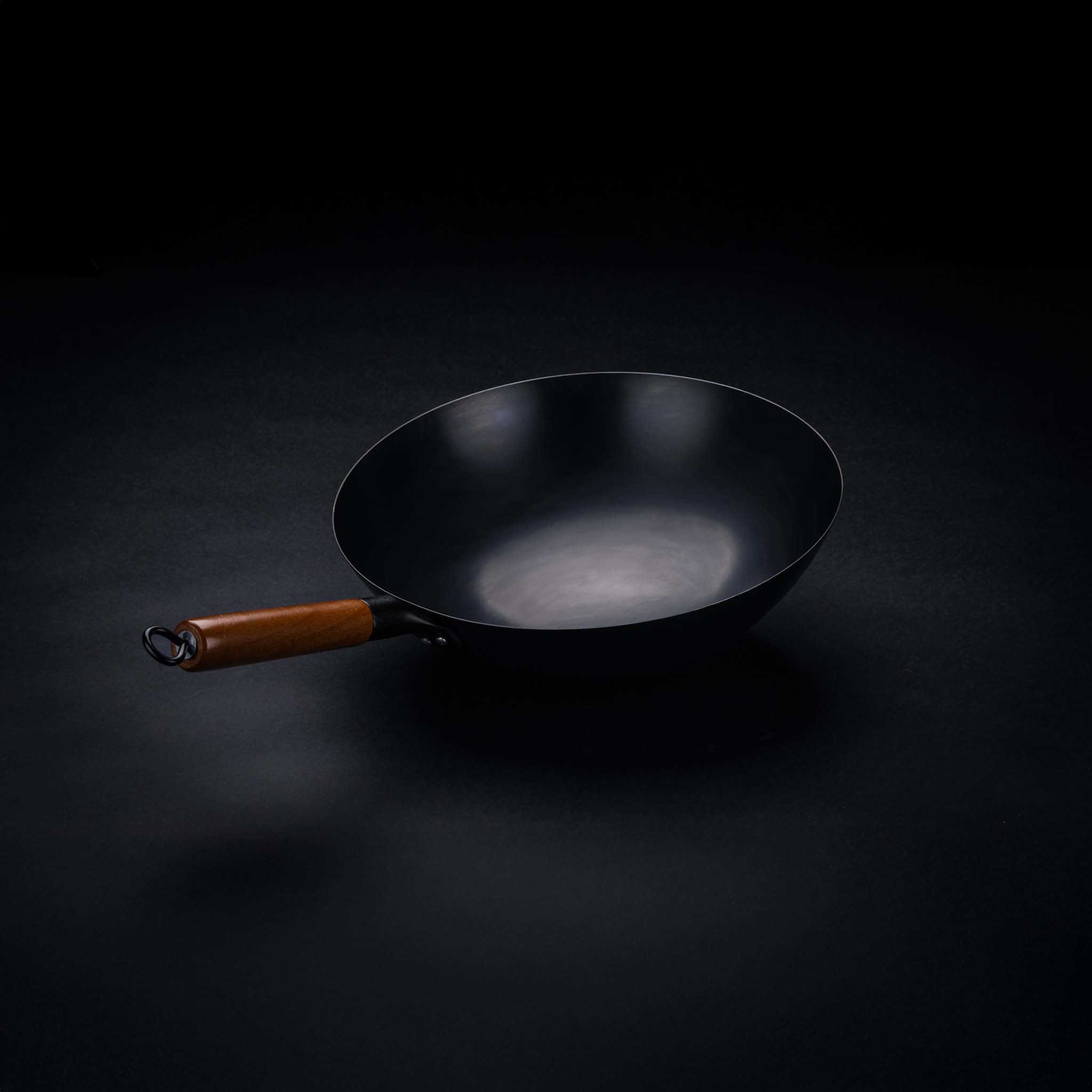 WOK-Pfanne - Eisen - Kochen direkt am Feuer - Variante