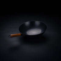 WOK-Pfanne - Eisen - Kochen direkt am Feuer - Variante
