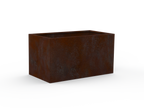 Hochbeet - natürliche Rostpatina - mit Abschlusskante - Variante
