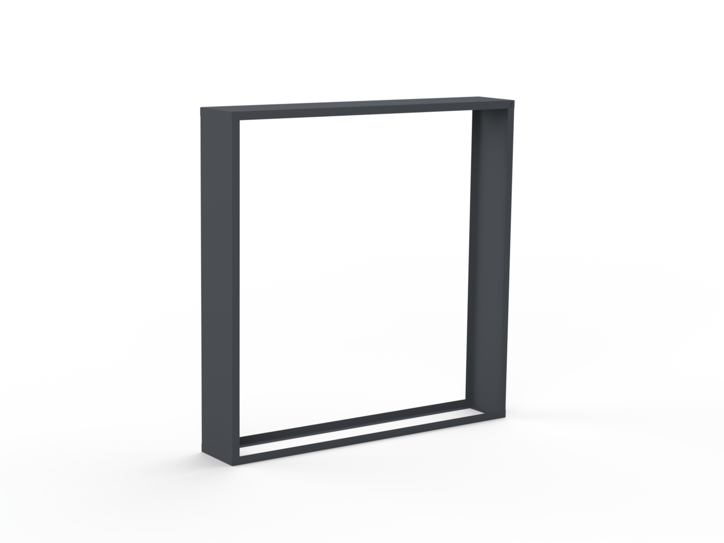 Kaminholzregal - Lichtgrau matt - Seitenwände