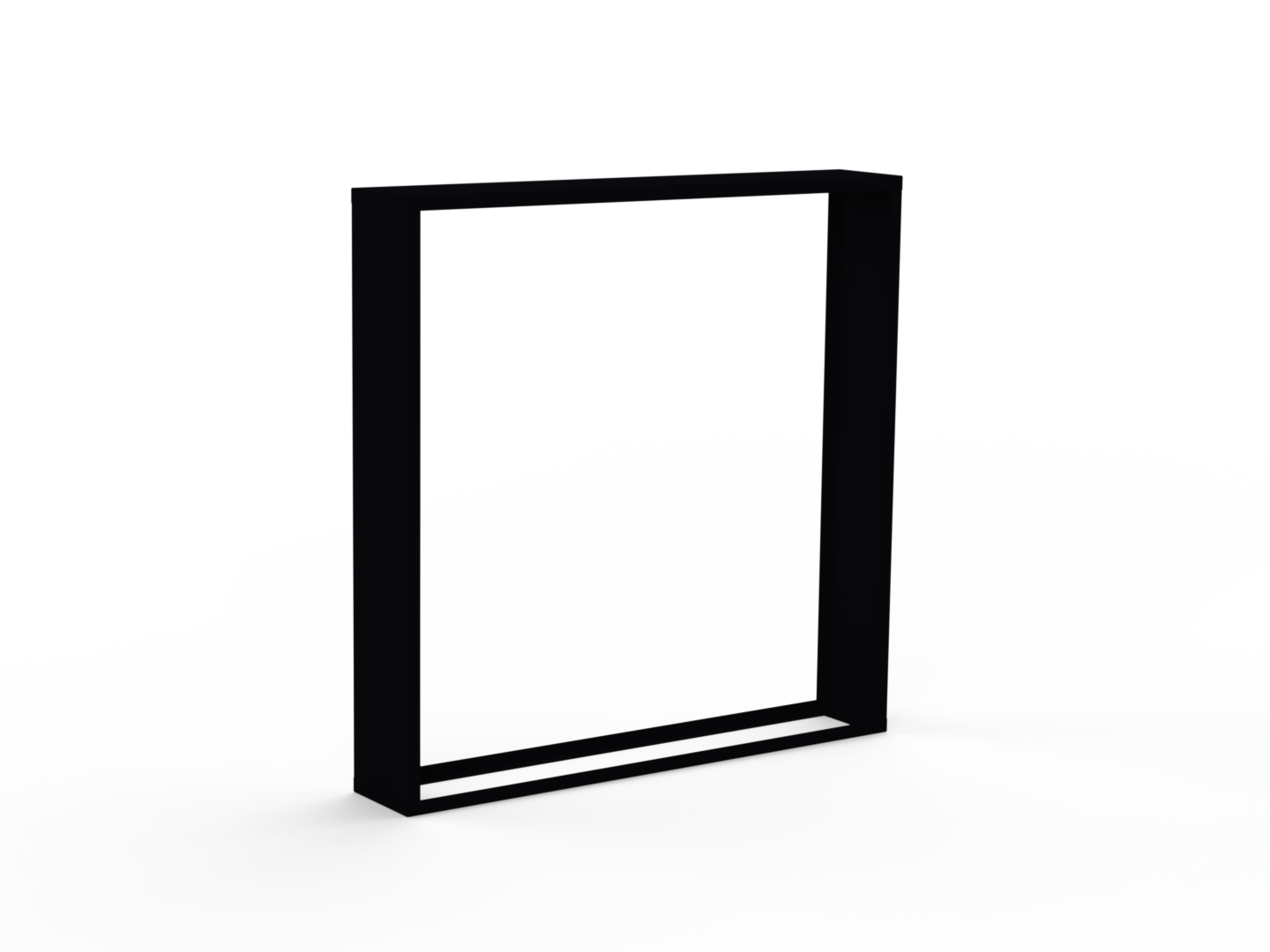 Kaminholzregal CNS 9005 mit Seitenwand links rechts