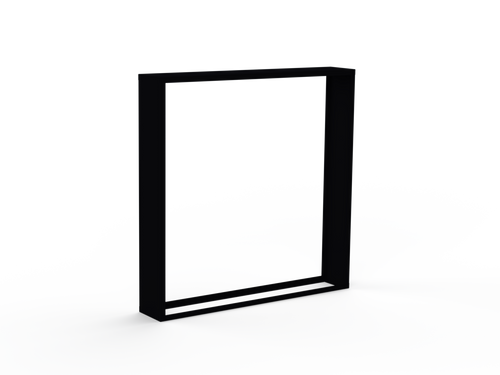 Kaminholzregal CNS 9005 mit Seitenwand links rechts