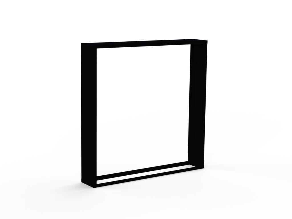 Kaminholzregal CNS 9005 mit Seitenwand links rechts