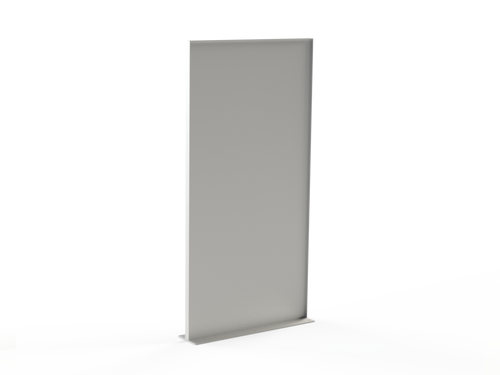 Sichtschutzwand ohne Muster