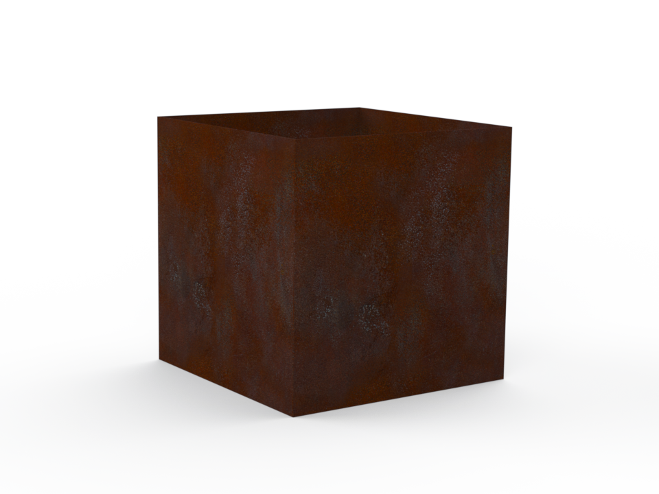 Hochbeet Edelrost ohne Handlauf - Variante