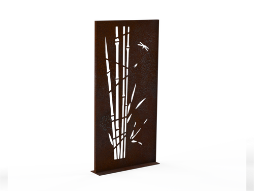 Sichtschutzwand Bambus