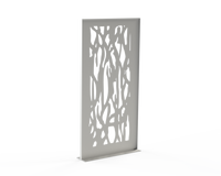 Sichtschutzwand CNS gebürstet Ornamente - Variante