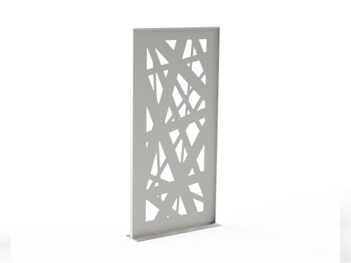 Sichtschutzwand Linien