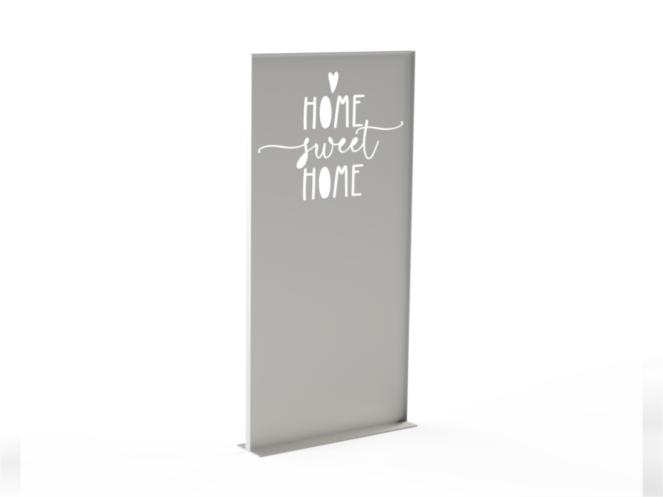 Sichtschutzwand Sweet Home - Variante