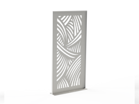 Sichtschutzwand - Motiv Geschwungene Linien - Variante