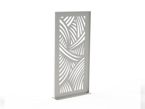 Sichtschutzwand Geschwungene Linien