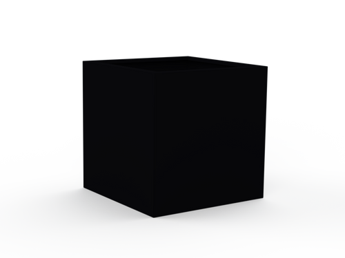 Hochbeet - Schwarz matt - mit Abschlusskante