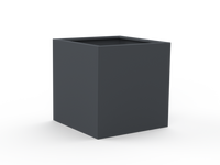 Hochbeet pulverlackiert RAL7035 mit Handlauf