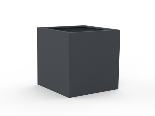 Hochbeet pulverlackiert RAL7035 mit Handlauf