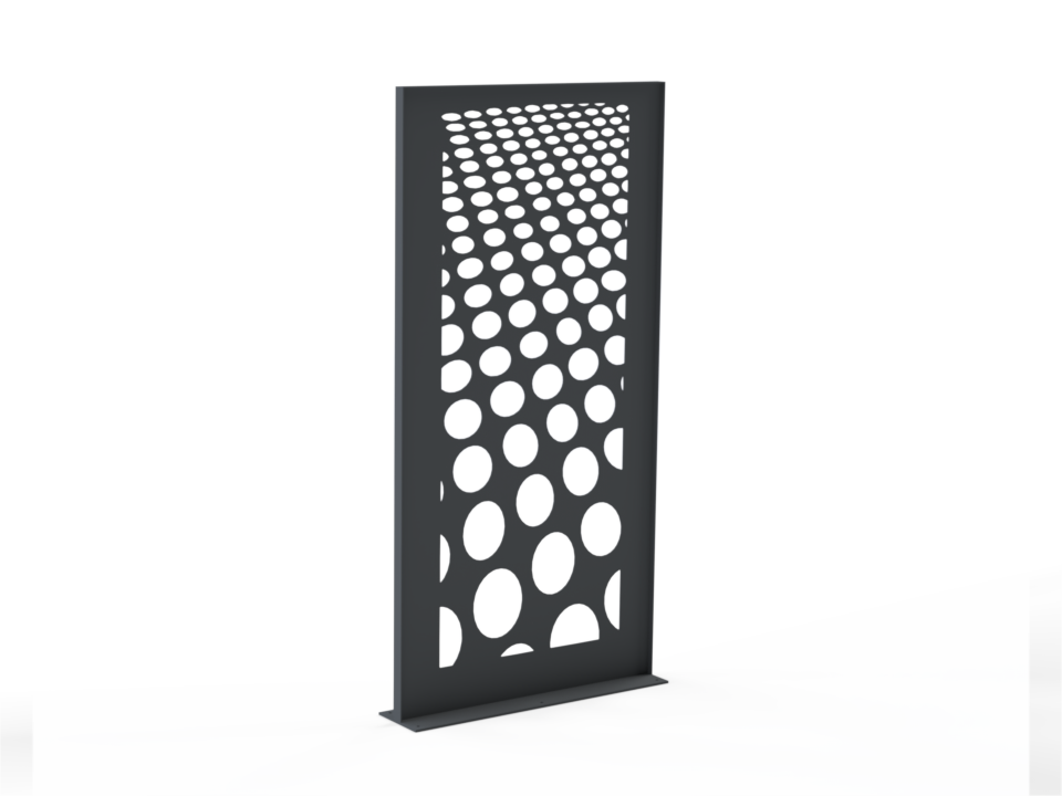 Sichtschutzwand Punkte